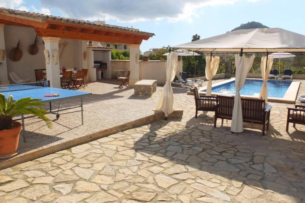 Villa Maria, Bonita Casa Con Jardin Y Piscina Privada En Andraitx Exteriér fotografie